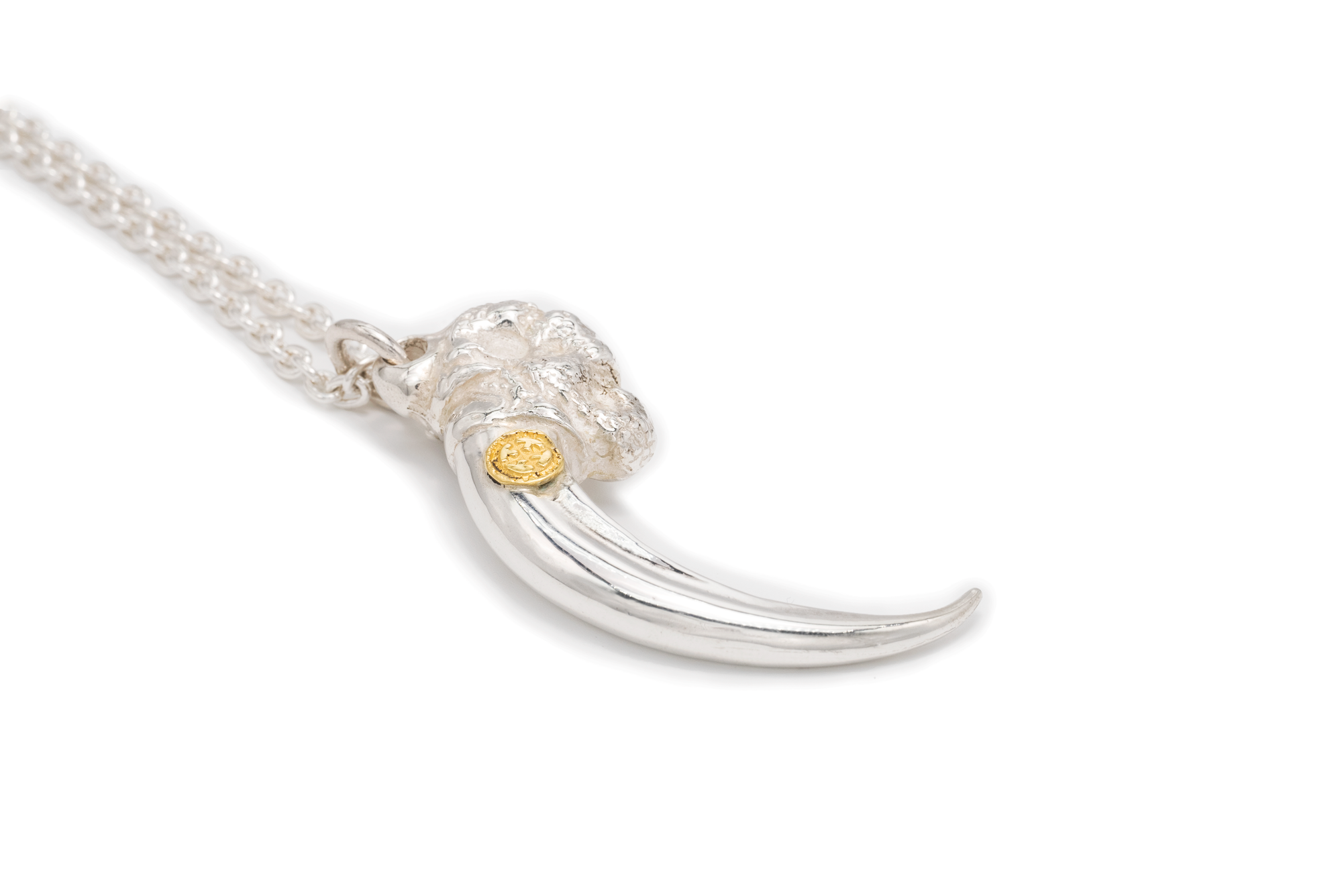 高瀬豪太 Sunshine Studio - 24K Gold Point Eagle Claw Pendant_1