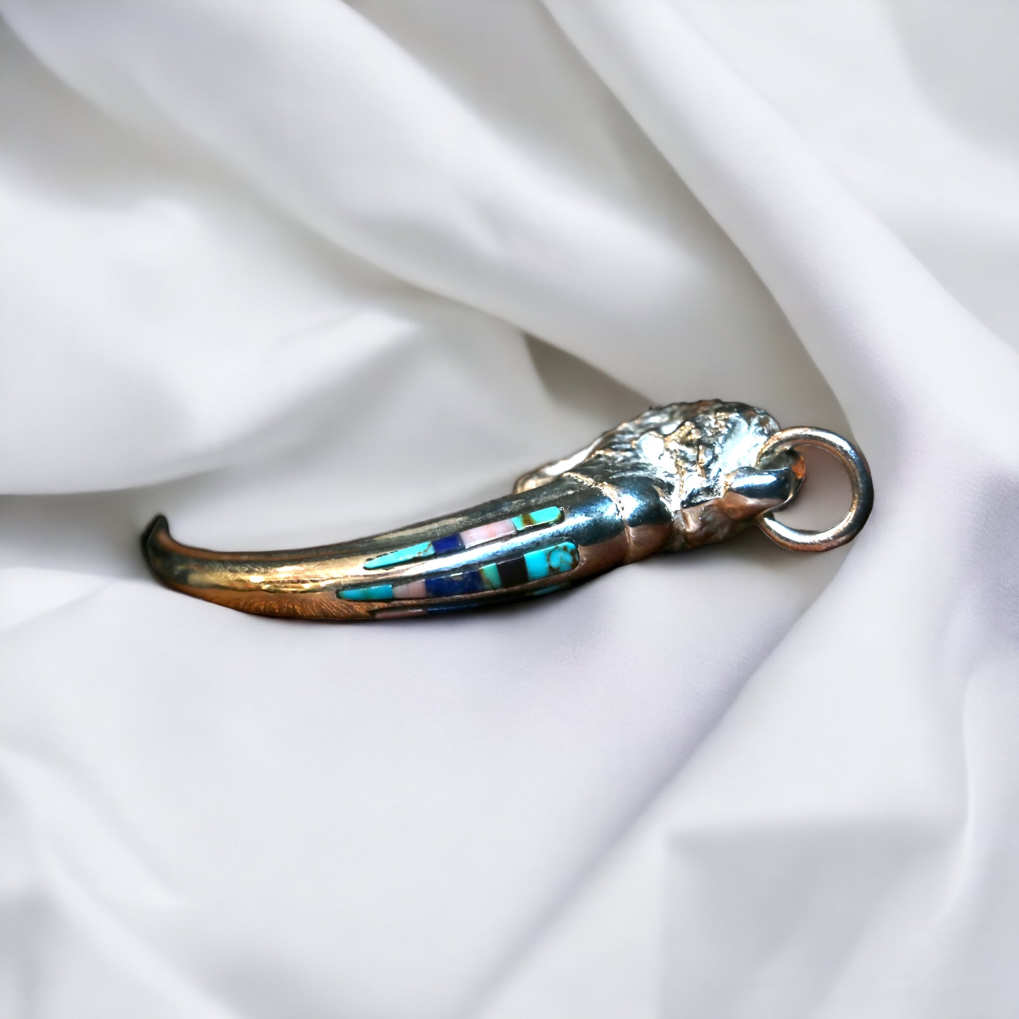 高瀬豪太 Sunshine Studio - Eagle Claw Inlay Pendant_7