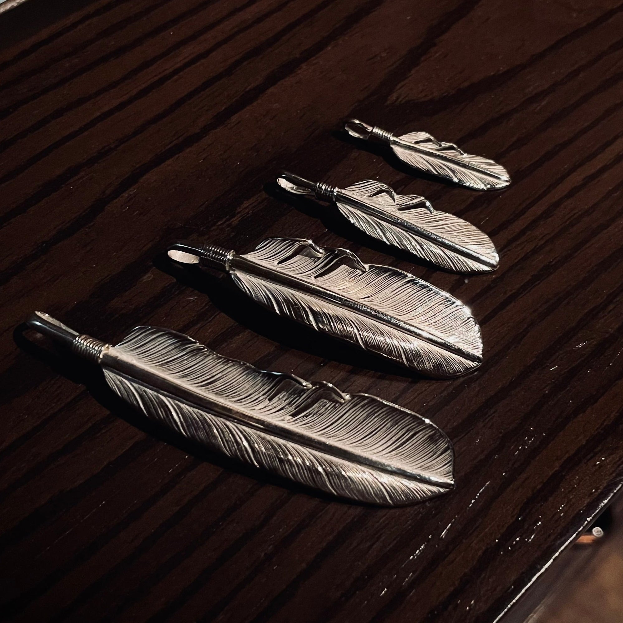 高瀨豪太 Sunshine Studio -  Silver Feather Pendant M_6