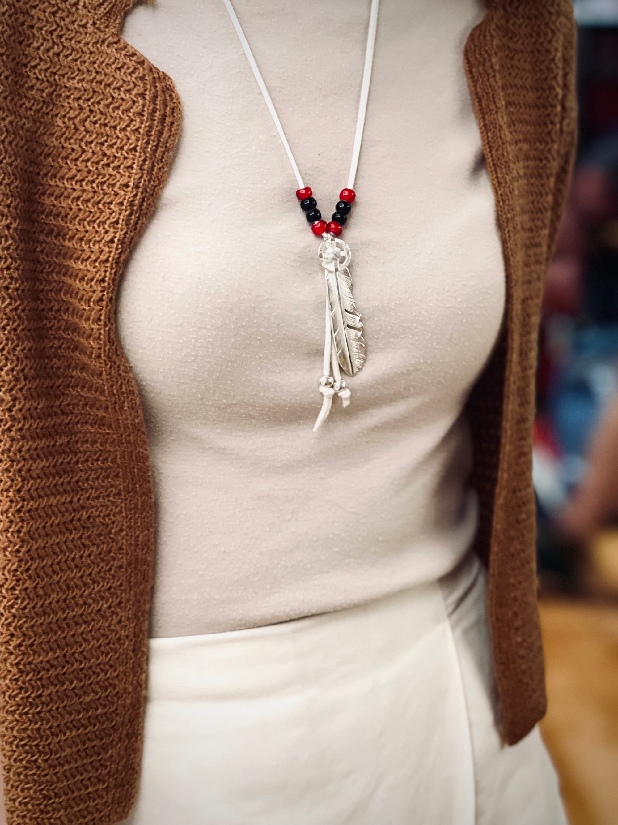 高瀬豪太 Sunshine Studio - 純銀焊輪羽毛L_2