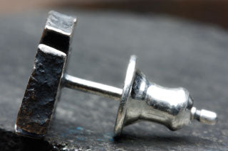 Mad Cult Rusty Iron Cross - P 純銀耳環