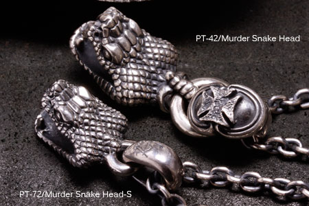 Mad Cult Murder Snake Head S size 吊墜