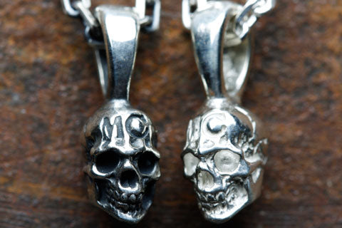 Mad Cult Brat Charm Skull Pendant w/ necklace