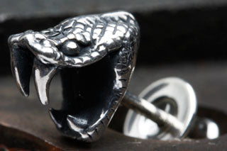 Mad Cult Tiny Viper Head - P 純銀耳環