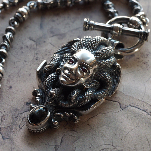 Medusa Pendant w/ Chain