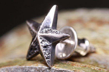 Mad Cult Rusty Star - Five - P 純銀耳環